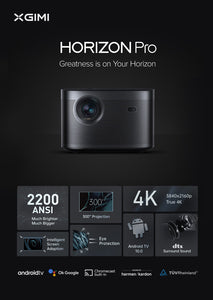 (XGIMI Set) Horizon Pro Projector + X-Desktop / Floor Stand Pro